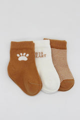 Nessiworld Bistyle 3-Pack Combed Cotton Ankle Socks BS10110 Mustard