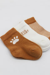 Nessiworld Bistyle 3-Pack Combed Cotton Ankle Socks BS10110 Mustard