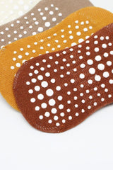 Nessiworld Bistyle 6-Piece Sneakers Non-Slip Combed Cotton Socks BS20102 Soil