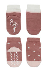 Nessiworld Nessiworld Bistyle Animal Figure Non-Slip Girls Ankle Socks 2 BS10120 Powder