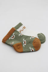 Nessiworld Bistyle Love Dog Penye Soket Çorap 2'Li BS10118 Nil