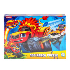 Nessiworld BL0048 Blaze Monster Machines 100 Piece Puzzle -Laçokids