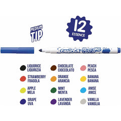 Nessiworld Carioca Scented Felt Colour Pencils 12 Pieces