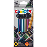 Nessiworld Carioca Metallic Crayons Pack of 12