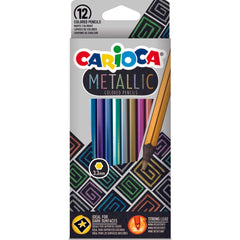 Nessiworld Carioca Metallic Crayons Pack of 12