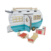 ÇG95 Wooden Caravan Turquoise -Okutan