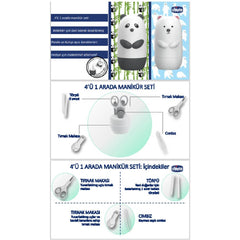 Nessiworld Baby Nail Care Set Polar Bear