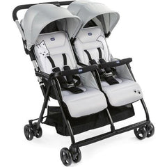 Nessiworld Chicco Ohlala Twin Baby Stroller Silver