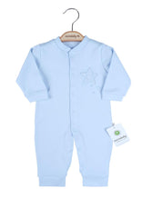 Nessiworld Starry Bear Ribbed Jumpsuit 4808 Blue