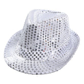 Nessiworld Kids Boy Silver Sequined Hat Show Hat Michael Jackson Hat No 54