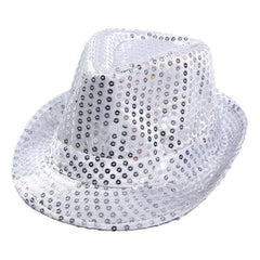 Nessiworld Kids Boy Silver Sequined Hat Show Hat Michael Jackson Hat No 54