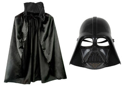 Nessiworld Kids Boy Star Wars Ensemble masque et cape de 90 cm Dark Vador Noir