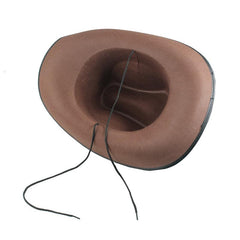 Chapeau de cowboy Nessiworld pour enfant - Chapeau de shérif style western marron