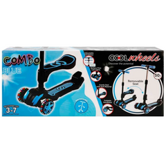 Nessiworld Cool Wheels Combo 3 Wheel Foldable Scooter with Light and Seat