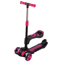 Nessiworld Cool Wheels Combo Seat Scooter Pink