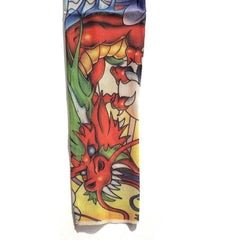 Tatouage de chaussette Nessiworld, tatouage portable pour bras et jambe, 2 pièces en lycra, modèle 20