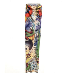 Tatouage de chaussette Nessiworld, tatouage portable pour bras et jambe, 2 pièces en lycra, modèle 20