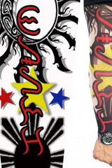 Nessiworld Sock Tattoo Wearable Arm Leg Tattoo Lycra 2 Pieces Model 22