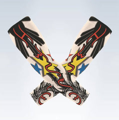 Nessiworld Sock Tattoo Wearable Arm Leg Tattoo Lycra 2 Pieces Model 22