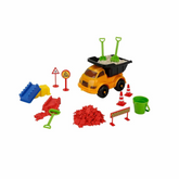 Nessiworld Crafy Cheerful Construction Site Play Sand Set 500 g 14 Pieces