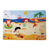 CS-1282 SUMMER WOODEN FLOOR PUZZLE