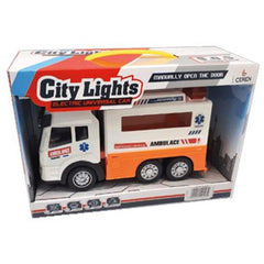 Nessiworld Ctoys Rotating Ambulance Truck With Lights And Sounds