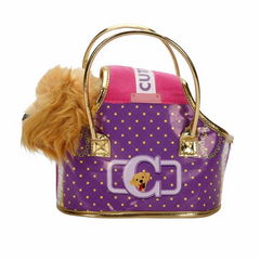 Nessiworld Cutekins Plush Dog with Carrying Bag