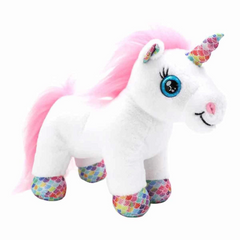 Nessiworld Cutekins Plush Unicorn Lou Lou with Carrying Bag
