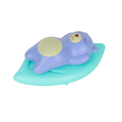 Ours en peluche à remonter flottant sur une feuille Nessiworld DF901 - Birliktoys