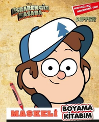 Coloriage du masque de Gravity Falls de NessiWorld Disney