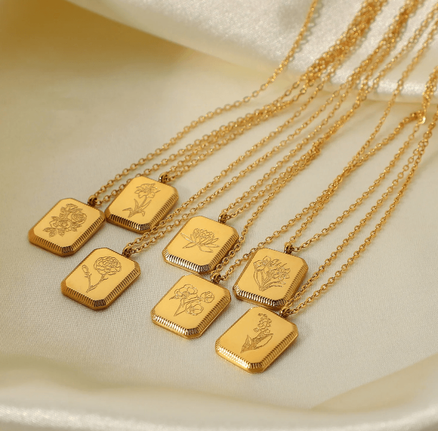 Doğum Çiçeği Kolye - MeanYou