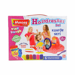 Nessiworld ERN-576 Heroes Hairdresser Play Dough Set - Eren Educational Toy