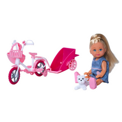 Nessiworld Evi ve Römorklu Bisikleti ve Köpeği 12 cm SMB-105730783