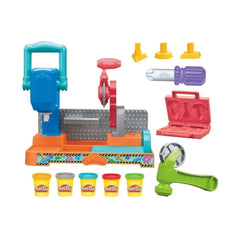 Nessiworld F9141 Play-Doh Colorful Hand Tools Workbench Play Set +3 years old