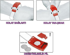 Nessiworld Festival & Parti LED Bileklik 3 Farklı Mod Işıklı 1 Adet