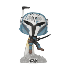 Nessiworld Funko POP Star Wars : Le Mandalorien - Katan avec sabre noir et jet pack