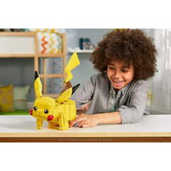 Figurine géante Pokémon™ Pikachu FVK81 MEGA™, 825 pièces, 8 ans et plus