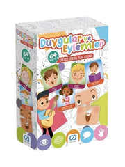 Nessiworld Games Emotions and Actions Educational Visual Perception Game 64 Pieces