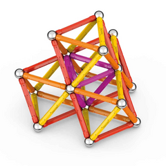 Jeu d'intelligence magnétique classique Nessiworld Geomag 93 pièces S00000273
