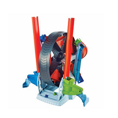 GJM77 Hot Wheels, Coffret de course aventure avec roue tournante / 4-8 ans