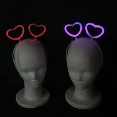 Nessiworld Glow Stick Glow in the Dark Couronne de cœur phosphorescente 12 pièces