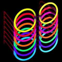 NessiWorld GlowStickPartyGlassesGlowPartyRoundShapedFocusGlasses6Pieces