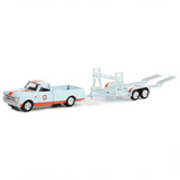 NessiWorld Greenlight 1/64 1968 Chevrolet C-10 Shortbed and Tandem Car
