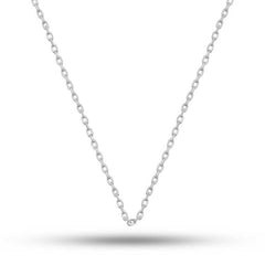 Silver 0.30 Micron 45 Cm Force Women's Chain