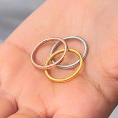 Silver 3 Color Ajda Women's Ring