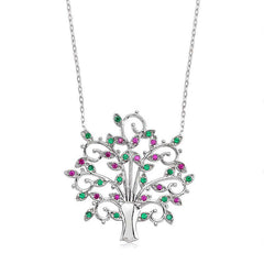Silver Tree of Life Women's Necklace