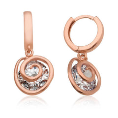 Silver Love Loop Earrings