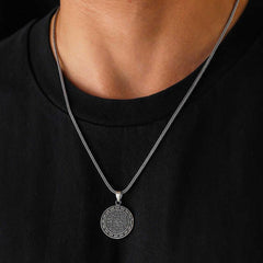 Silver Ayetel Kursi Necklace