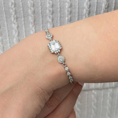 Silver Baguette Waterway Women's Bracelet