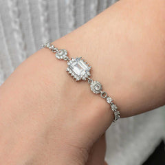 Silver Baguette Waterway Women's Bracelet